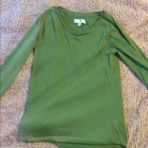 Abercrombie and finch green shirt